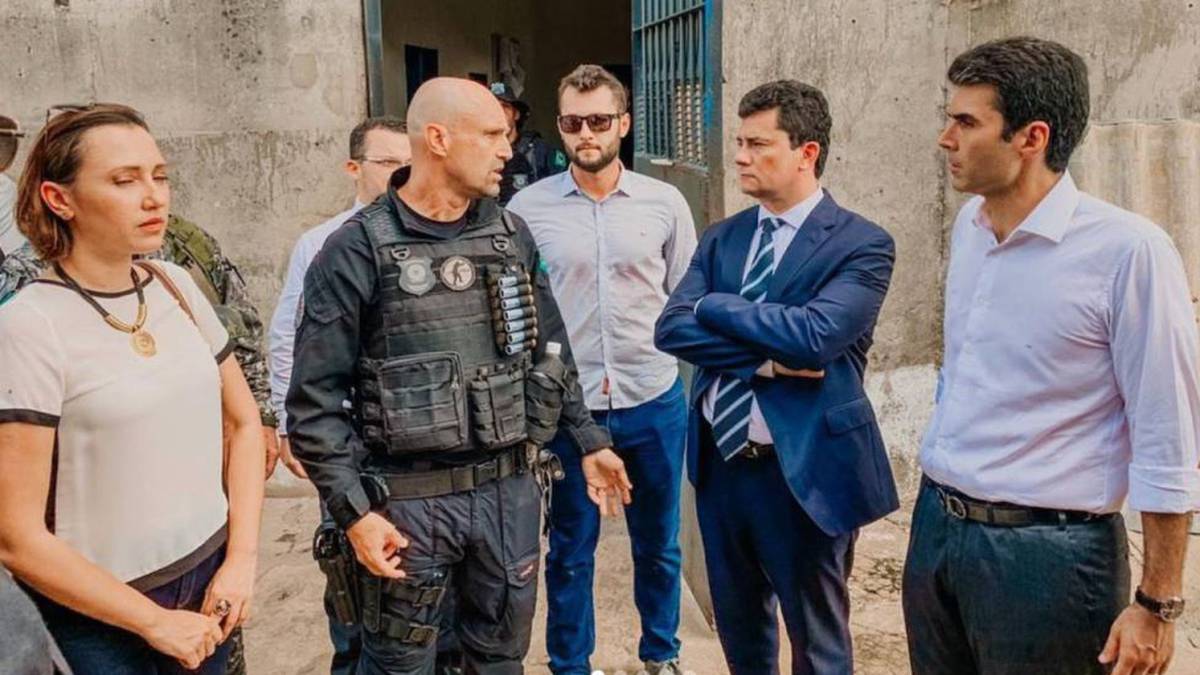 Sergio Moro junto al gobernador de Pará.