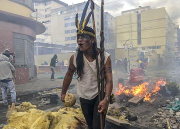 Ocho días de protestas en Ecuador