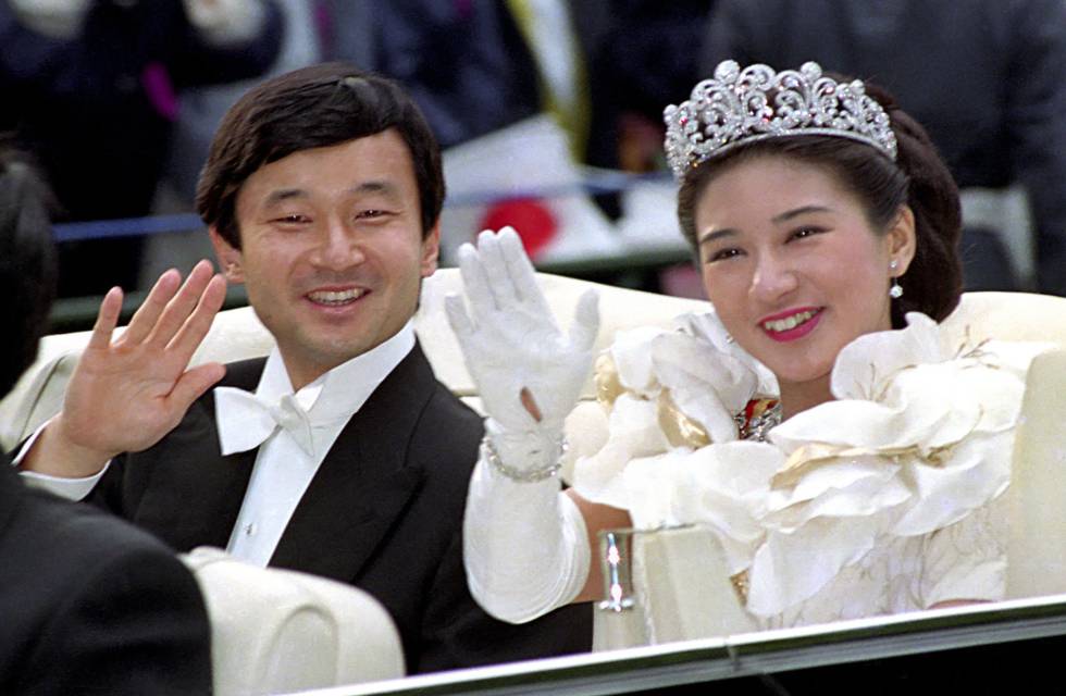Los emperadores Naruhito y Masako.