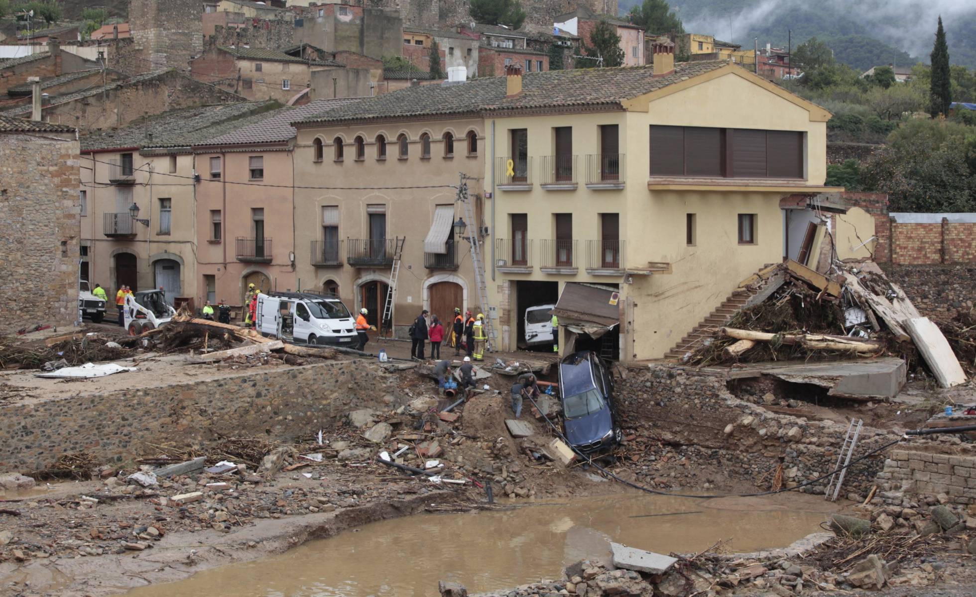 El temporal de lluvias en Cataluña, en imágenes