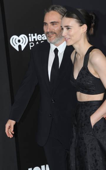 Joaquin Phoenix y Rooney Mara en el estreno de 'Joker' en Los Ángeles en septiembre de 2019.