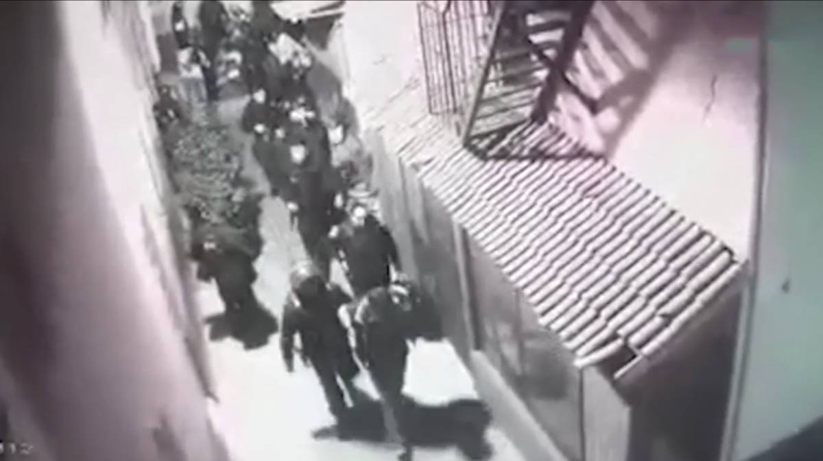 Las imágenes de cámaras de seguridad.