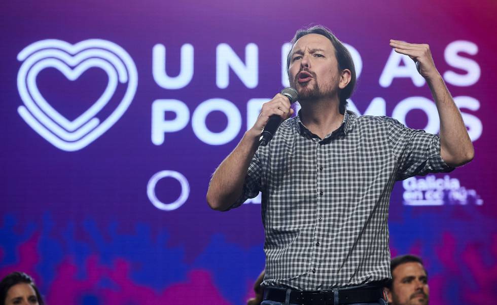 Ο ηγέτης της Unidas Podemos Pablo Iglesias.