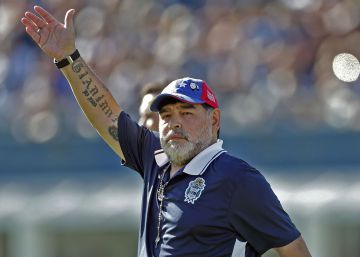 Diego Armando Maradona, en Buenos Aires, el pasado 2 de noviembre.