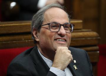 Torra comparece en la sesión de control del Parlament