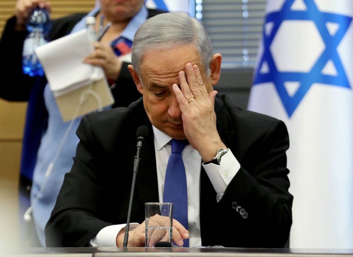El primer ministro de Israel en funciones, Benjamín Netanyahu, este miércoles.