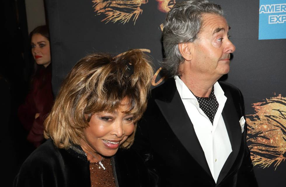 Tina Turner y su marido Erwin Bach en el estreno de 'Tina Turner El Musical' en su estreno en Broadway.