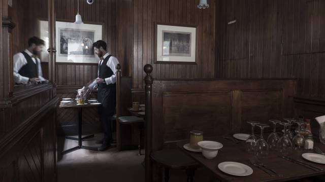 Restaurante en Londres, Reino Unido.