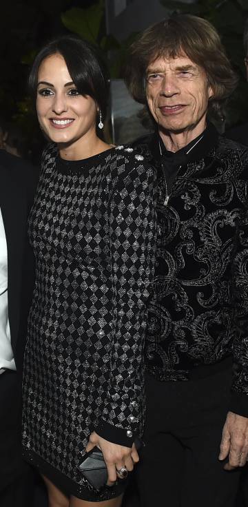 Melanie Hamrick y Mick Jagger, en Los Ángeles (EE UU), el pasado febrero.