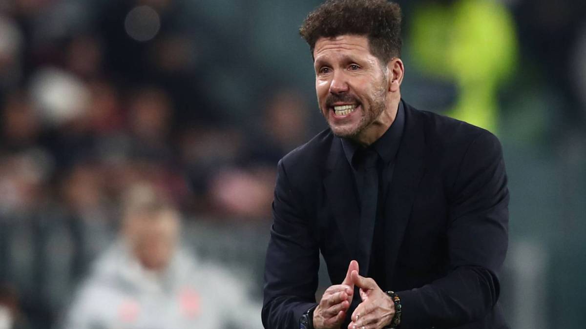 Simeone, en el partido contra la Juventus. 
