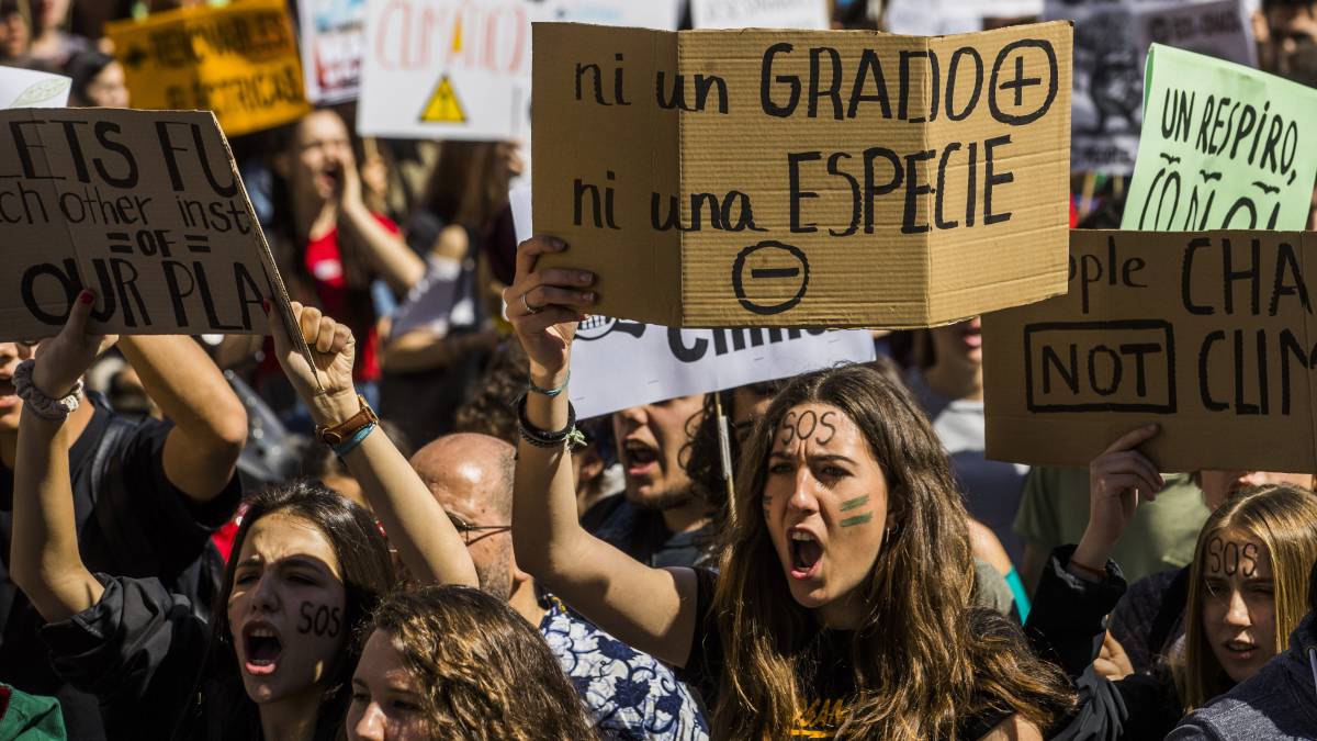 'Fridays for future' en Madrid.