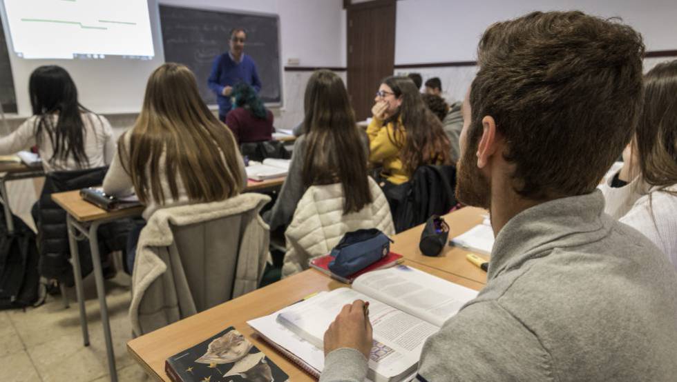 Alumnos de un instituto de la Comunidad Valenciana.