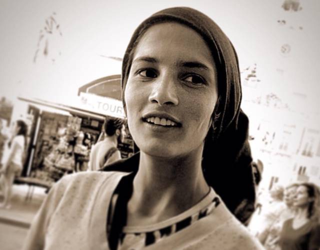 Sevda, a member of the Roma community.