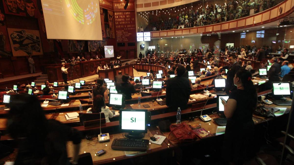 La Asamblea Nacional de Ecuador.