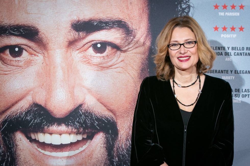 Nicoletta Mantovani, en el cine Verdi de Madrid, el martes.