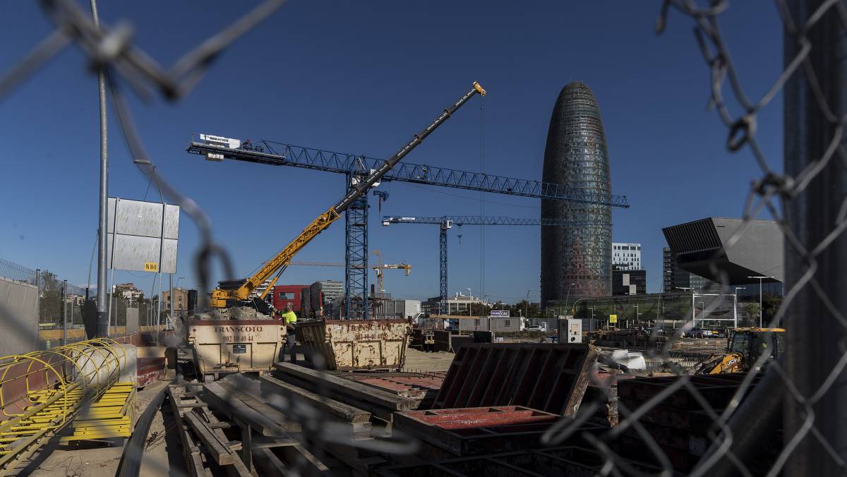 La zona de Glòries, en Barcelona.