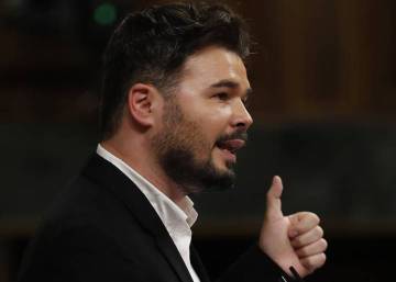 Rufián: “A mí España no me roba, me roban Rato, Bárcenas y Pujol” Rufián: “A mí España no me roba, me roban Rato, Bárcenas y Pujol”
