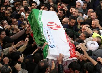 El funeral del general Qasem Soleimani en Teherán
