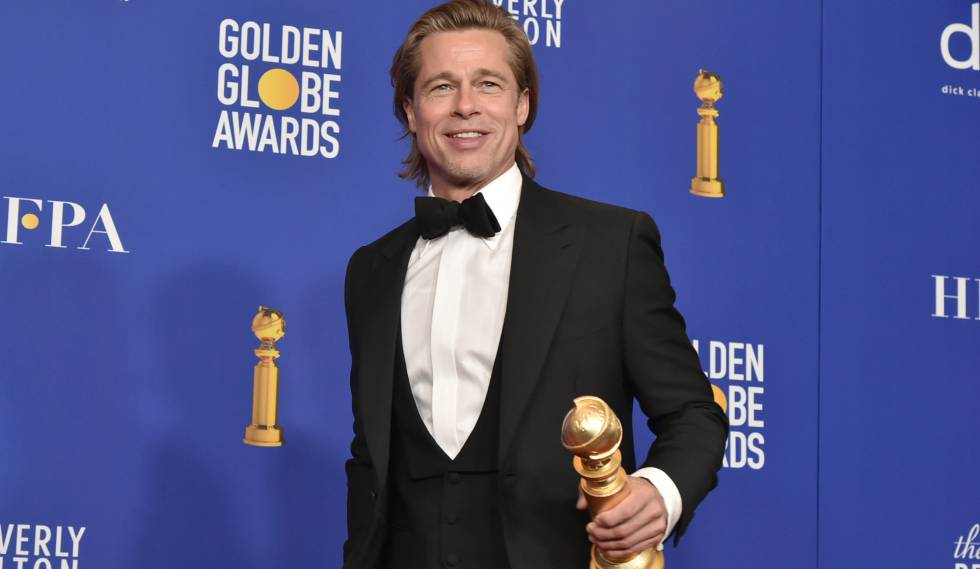 Brad Pitt, en los Globos de Oro, el pasado domingo. 