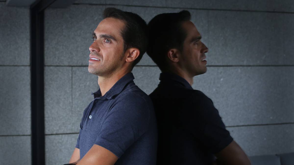 El campeón ciclista Alberto Contador.