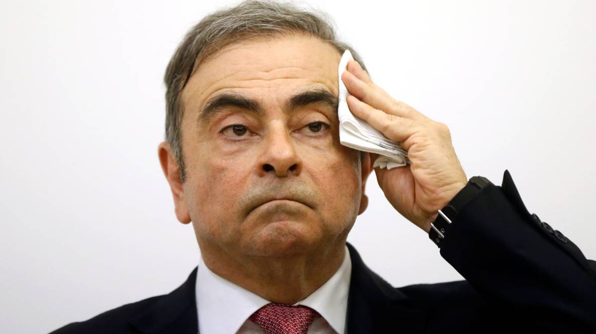 Carlos Ghosn en Beirut, el pasado 8 de enero.