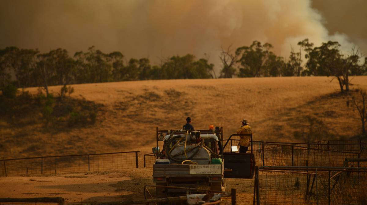 Bomberos de Tumurumba, en Nueva Gales del Sur.