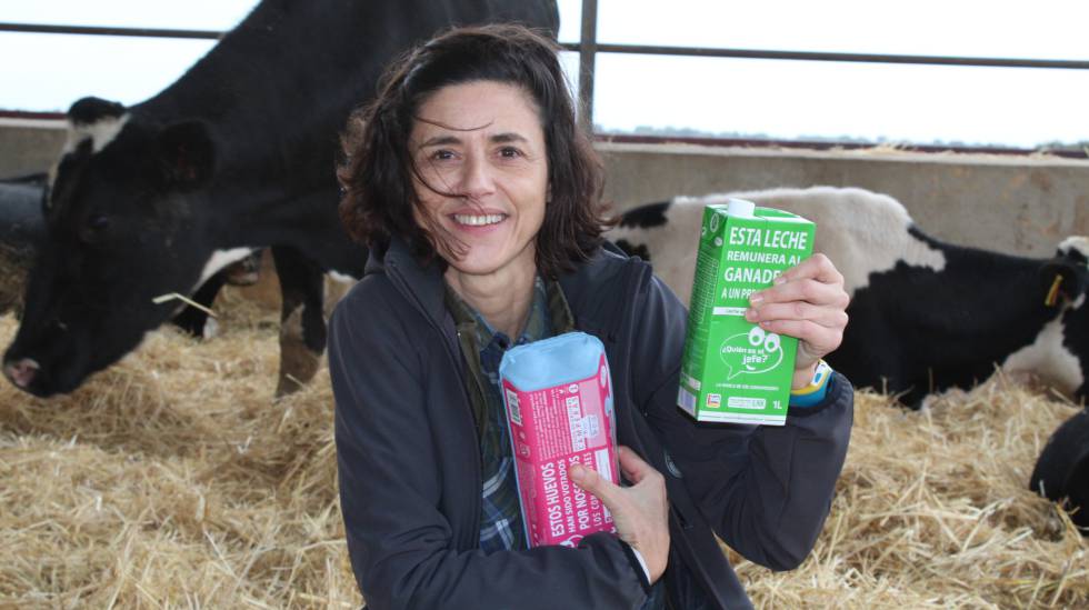 La marca vende de momento leche y  huevos, pero preve ofrecer en el corto plazo también aceite y naranjas