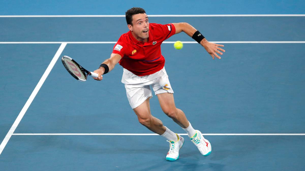 Bautista, durante la final.