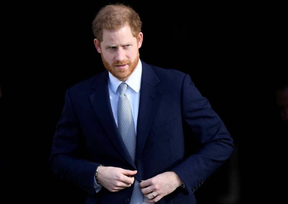 El príncipe Enrique, en un evento de rugby en el palacio de Buckingham el jueves.