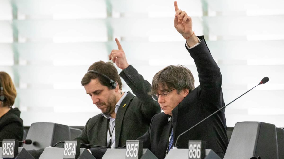 Comín y Puigdemont, el 13 de enero.