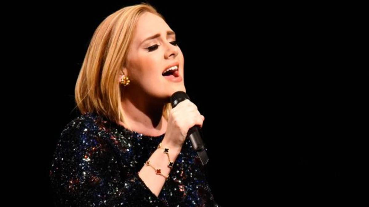La cantante británica Adele.