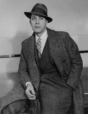 Retrato de Carlos Gardel, en 1935.