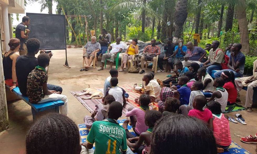 Una de las actividades de Enjoy Agriculture en Senegal.