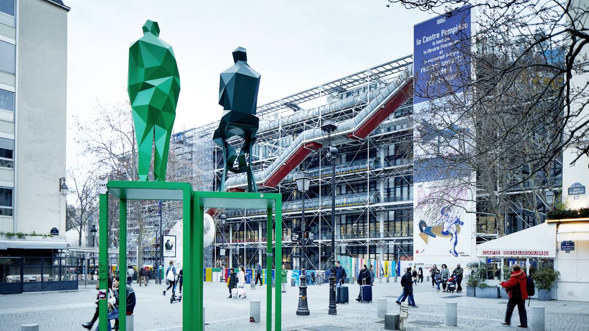 El Centro Pompidou en París.