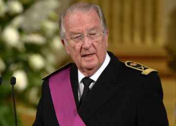 El rey Alberto II de Bélgica, en su abdicación, en julio de 2013. rn 