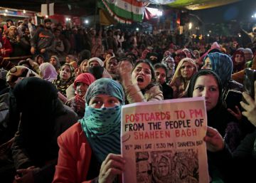 Las mujeres lideran por primera vez las protestas políticas en India