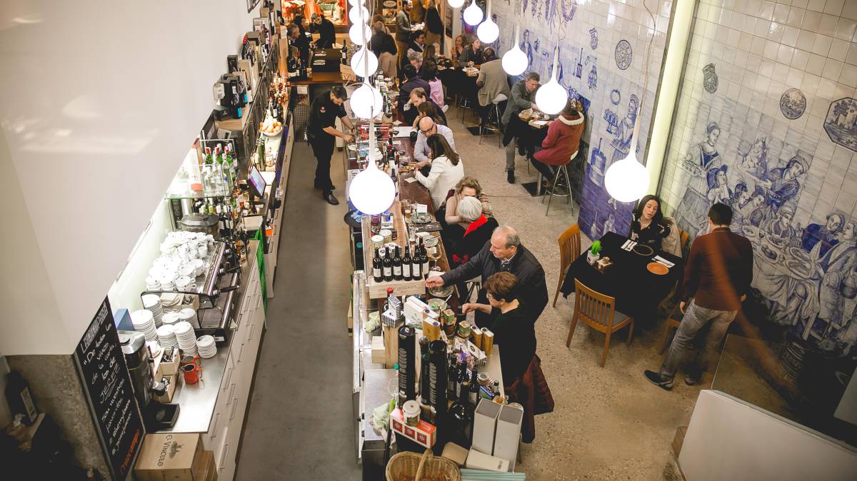 La barra de la gastrotaberna La Bien Pagá.