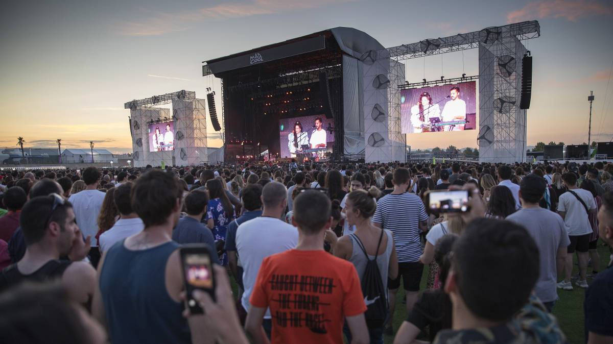 Ambiente en el Mad Cool en 2019.