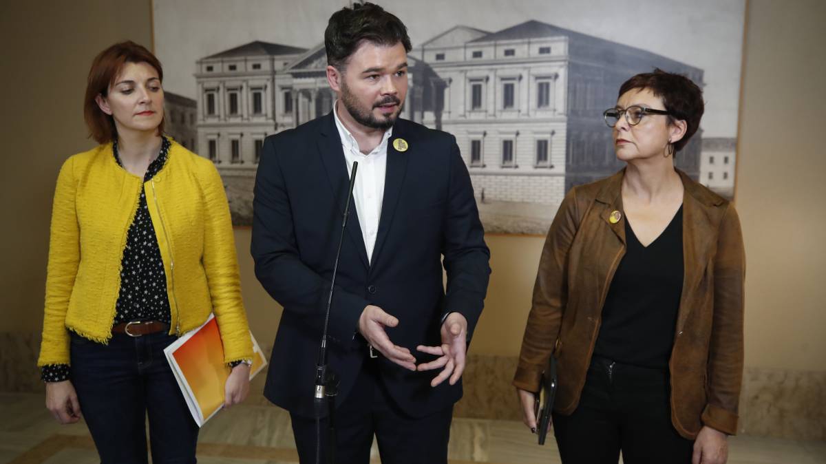 El portavoz de ERC, Gabriel Rufián.