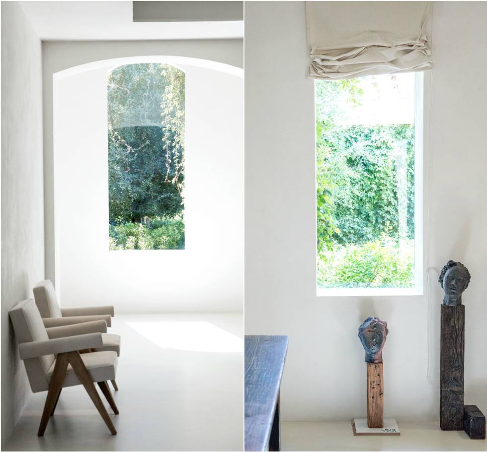 The Interior of the home, Kim Kardashian and Kanye West.