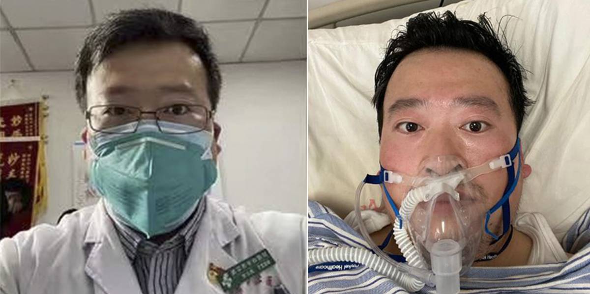 Li Wenliang, el médico que alertó del coronavirus de Wuhan.