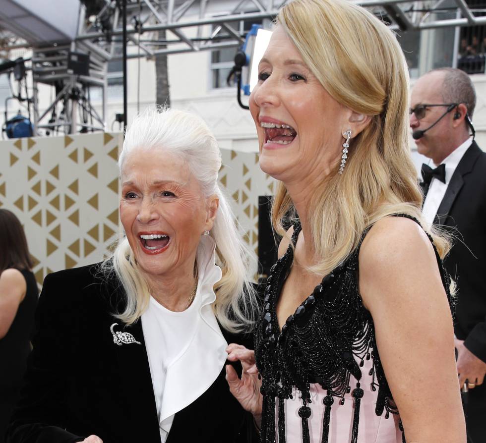 Laura Dern y su madre Diane Ladd