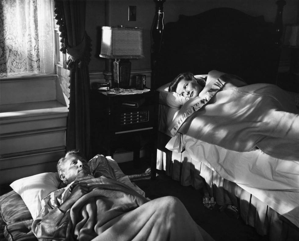 Spencer Tracy y Katharine Hepburn, nueve películas juntos. Siempre se amaron, pero nunca estuvieron juntos oficialmente. Esta imagen pertenece a la película 'El estado de la unión', de 1948.