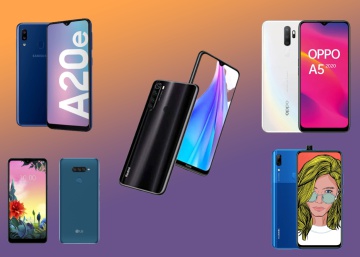 Analizamos cinco teléfonos móviles con pantalla ‘infinita’ por menos de 200 euros