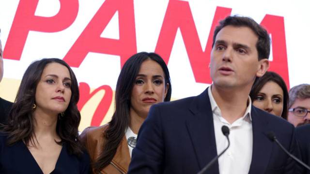 Arrimadas, junto a Rivera en noviembre.