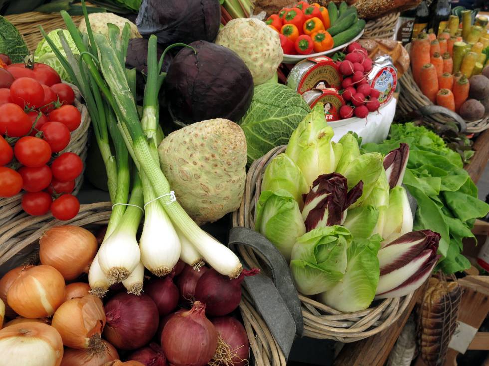 Las dietas saludables consisten principalmente en una diversidad de alimentos de origen vegetal