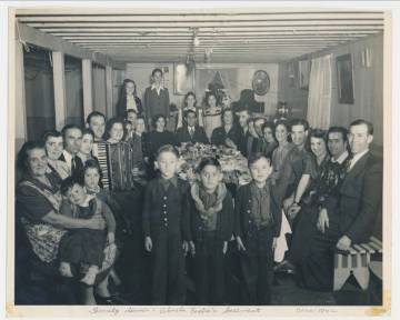Acción de Gracias en San Leandro, California, 1940.