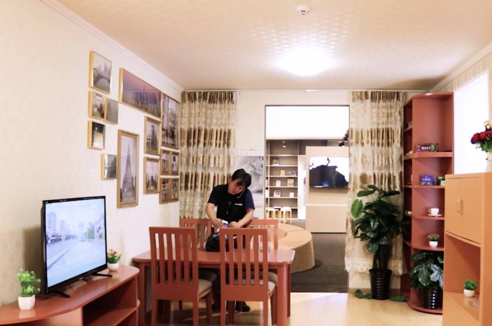 interior casa corea del norte