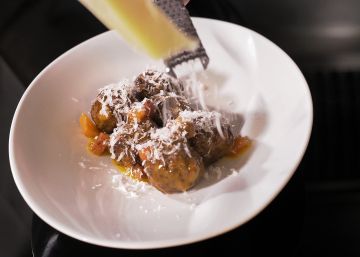 Albóndigas de buey a la carbonara