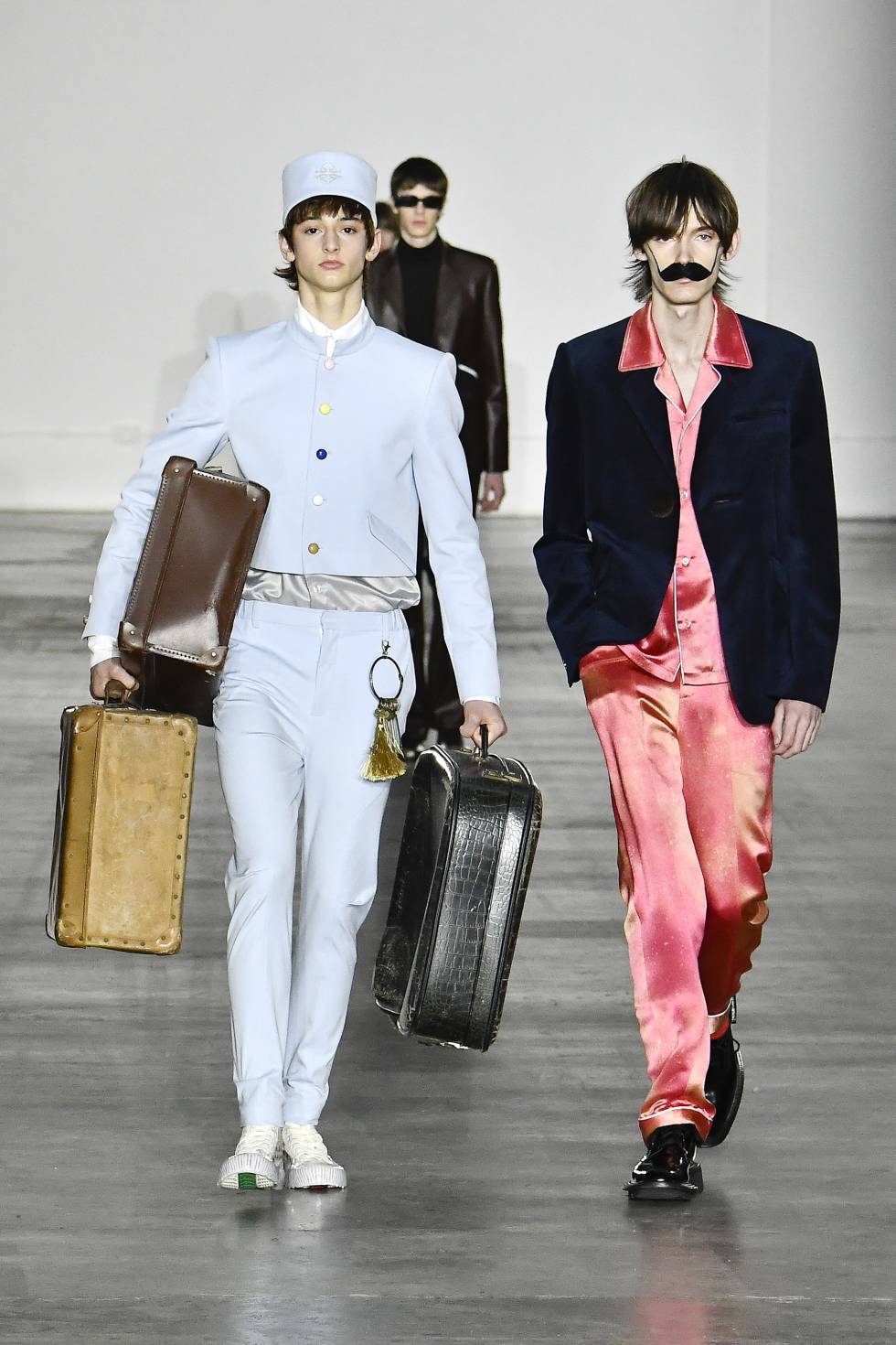 Desfile de la firma 8ON8 este pasado enero en la semana de la moda masculina de Londres.